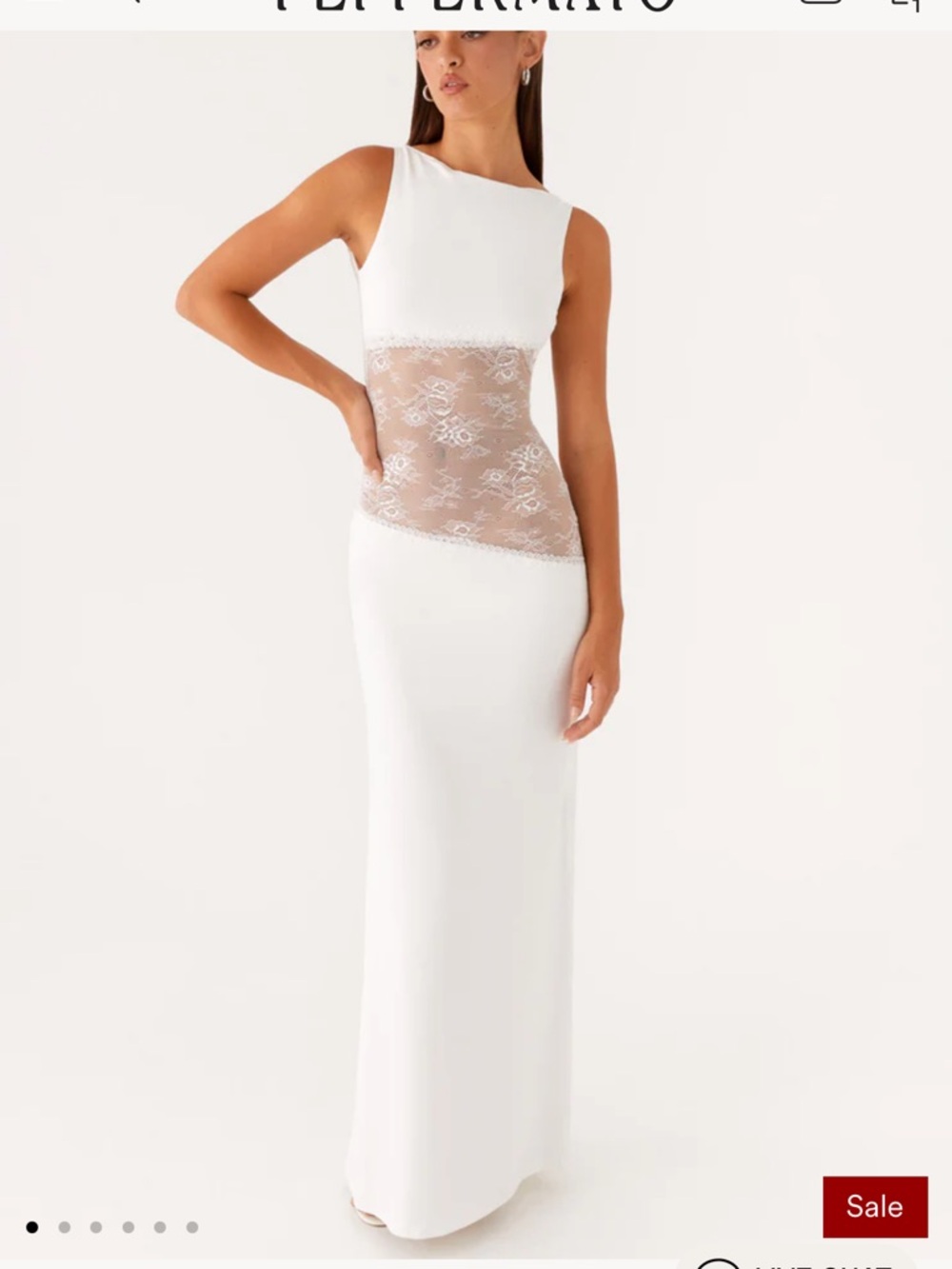 Peppermayo Lucinda Maxi Dress size 16 fits like 14